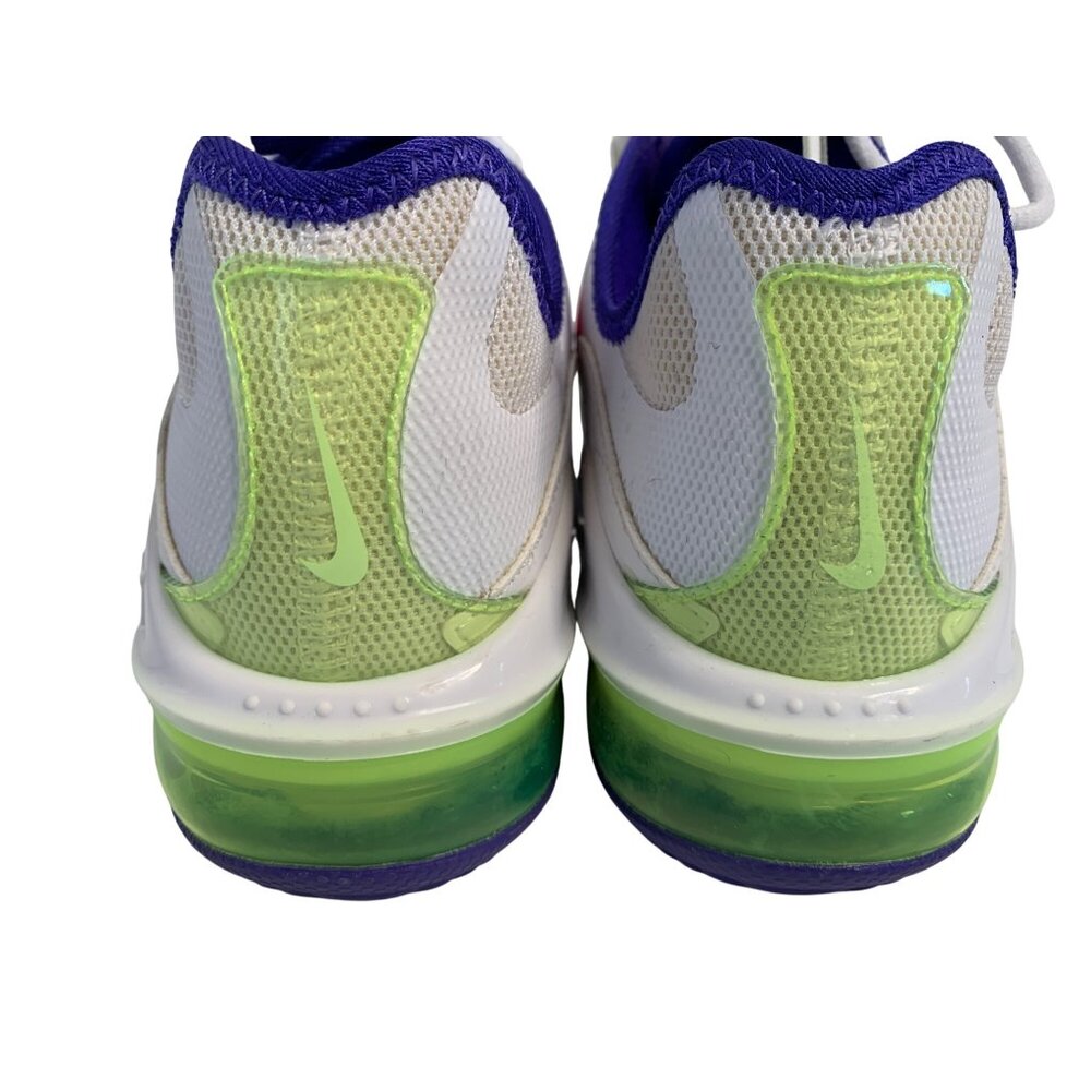 Nike Air Max Womens Sneakers 6.5 White neon Mesh Lace-Up Athletic Shoes 8969 - Picture 10 of 11